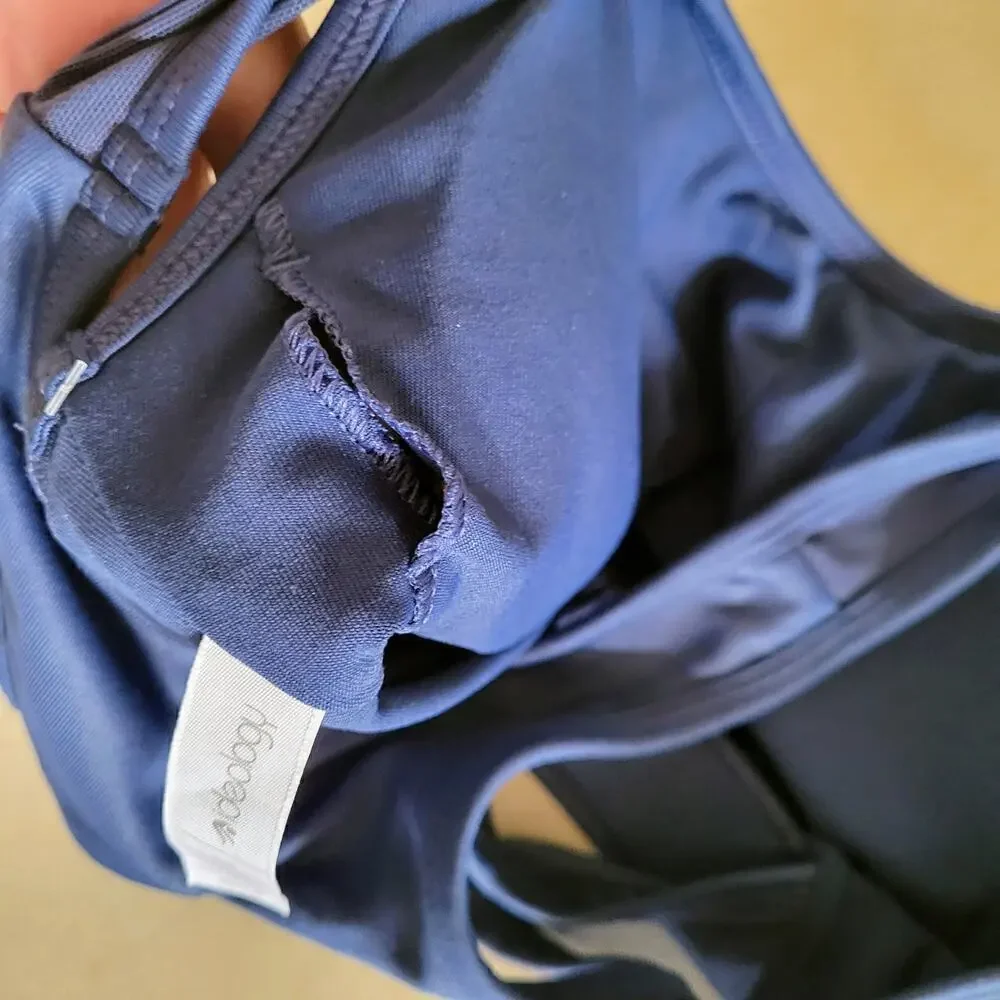 Ideology Sport Bra XS Lucky Blue Mid Impact RapiDry - Picture 10 of 10